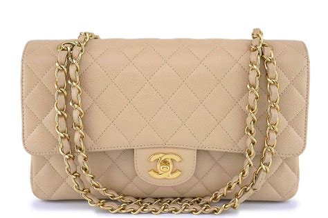 beige chanel purse